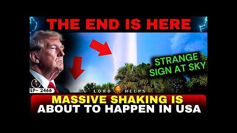 WARNING SIGNS - TRUMP & THE USA About to get shaken.Prophetic Word Today