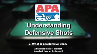 Defensive Shots - Ep. 2 - What is a Defensive Shot?