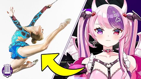 Ironmouse Has The Perfect Body for Gymnastics