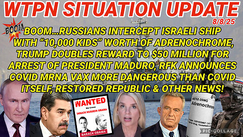WTPN ~ Judy Byington ~ Situation Update ~ 8-8-25 ~ Trump Return ~ Restored Republic via a GCR