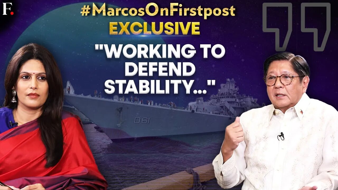 Marcos on Firstpost: President on India-Philippine Joint Drills in South China Sea | Palki Sharma