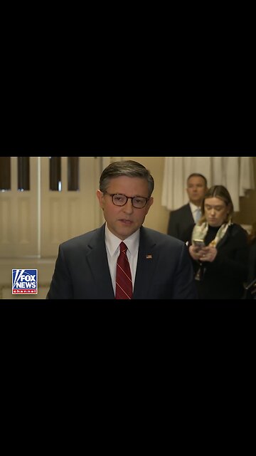 Mike Johnson Says "Republicans Got The Job Done"
