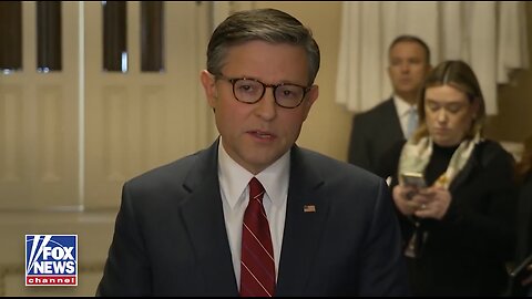 Mike Johnson Says "Republicans Got The Job Done"