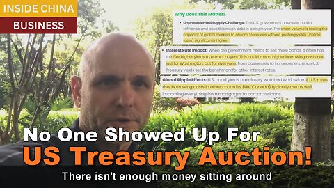 US Government Held Treasury Auction & NO ONE Showed Up