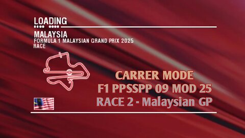 F1 PPSSPP Mod 2025 Carrer Mode - Malaysian GP Android Gameplay Race 2