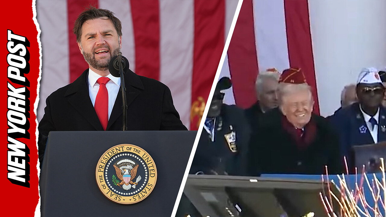 Trump shares a laugh with JD Vance over very brief 1 hour, 45-minute speech joke