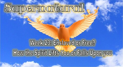 Enslaved or Free? How the Spirit Lifts You or Falls upon You #jesus #motivation #biblestudy