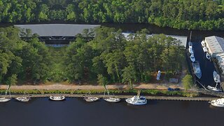 Blasian Babies DaDa Skydio Drone Atlantic Yacht Basin Sport Fishing Yacht Chesapeake Albemarle Canal