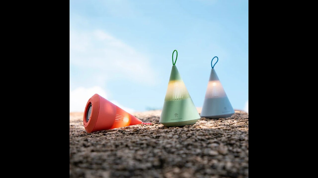 Outdoor Portable Mini Wireless Bluetooth Speaker With Ambient Light