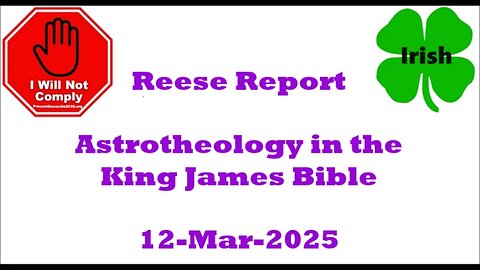 Astrotheology in the King James Bible 12-Mar-2025