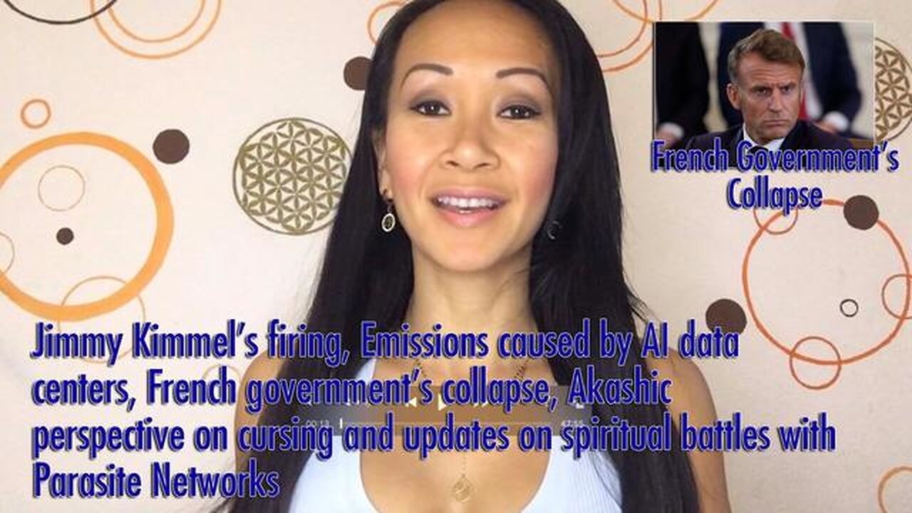 Jimmy Kimmel’s firing, Emissions caused by AI data centers, French government’s collapse, & more