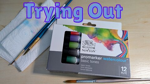 Trying out Promarker Watercolor Markers, Art Supply Review