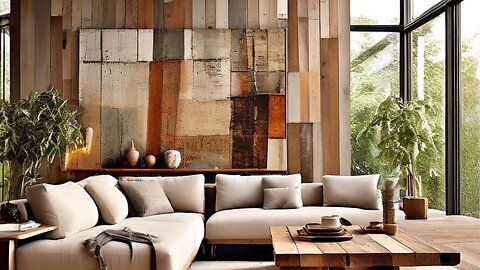 Salón Moderno y Decoración Minimalista
