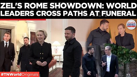 Zelensky Meets Starmer, Macron, Meloni, Trump in Rome!