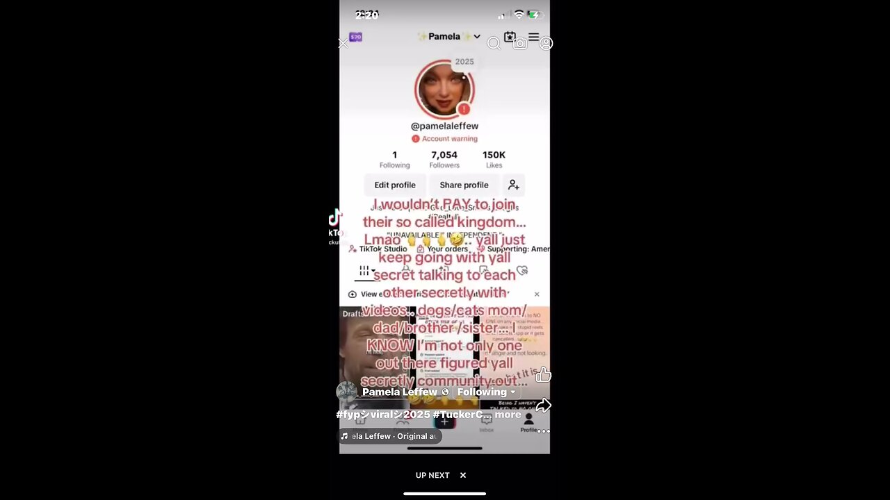 Large group on TikTok Facebook
