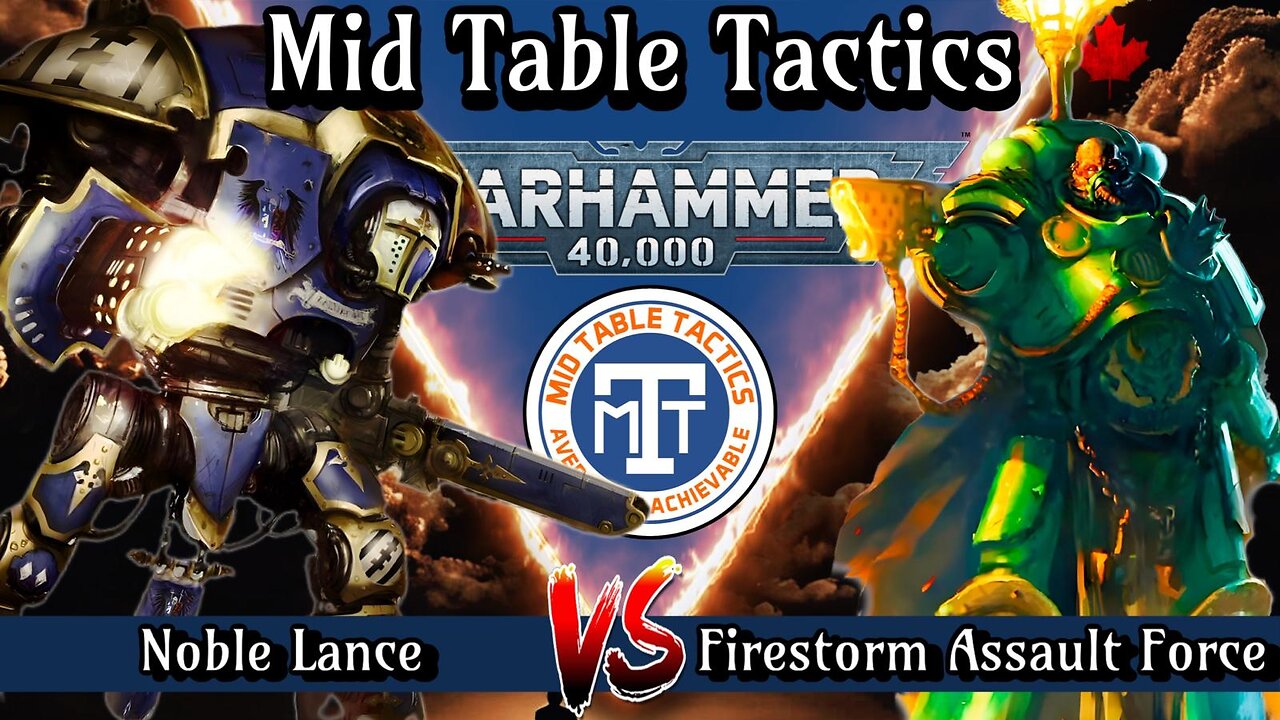 Warhammer 40k Battle Report: Imperial Knights VS Salamanders