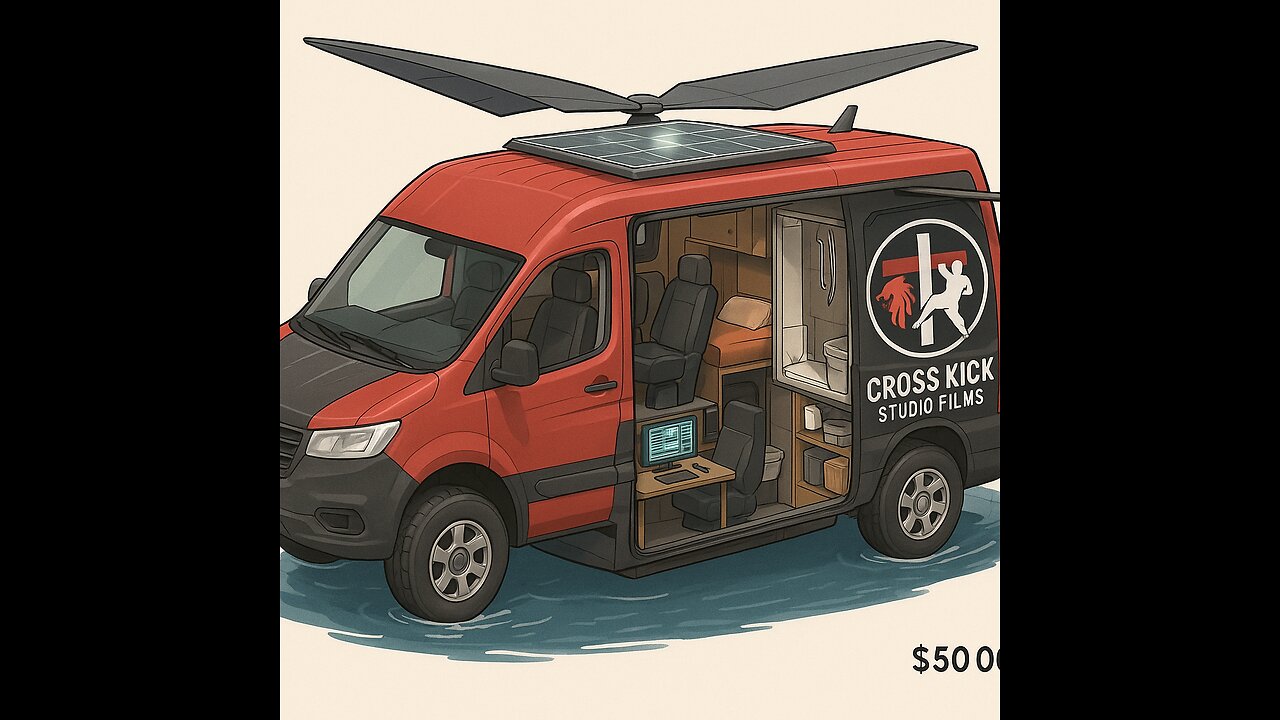 Cross kick Studio Films Van