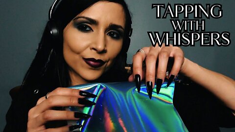 ASMR Tapping Plastic Things (whispers)