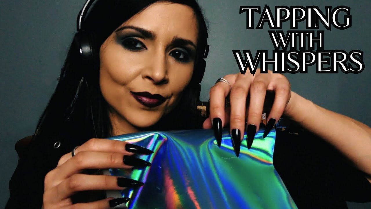 ASMR Tapping Plastic Things (whispers)