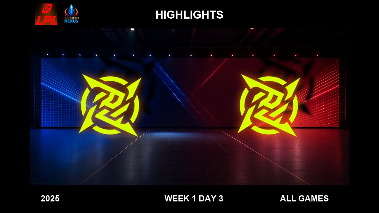 LNG vs NIP Highlights ALL GAMES - LPL Split 3 2025 W1D3 - LNG Esports vs Ninjas In Pyjamas