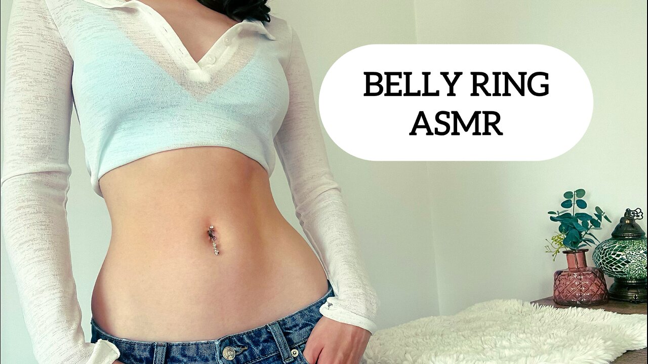 ASMR BELLY RING (tapping, jingling, scratching etc.)