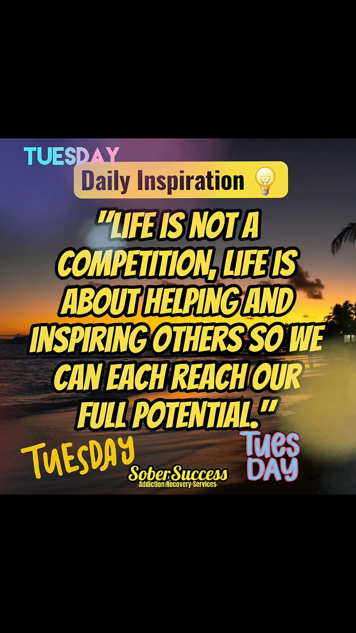 Life Is About Helping & Inspiring Others While We Reach Our Full Potential! #DailyInspiration #Quote