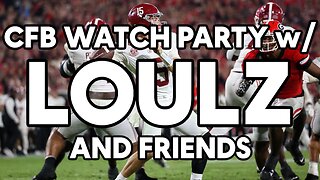CFB WATCH PARTY | SEC CHAMPIONSHIP | ROLL TIDE | DIRTY COUCH STREAM