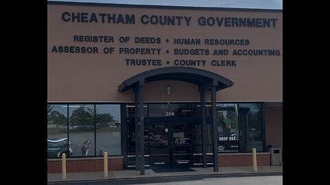 TN 7: Cheatham County early voting, strategically placed Stewart Parks’s signs