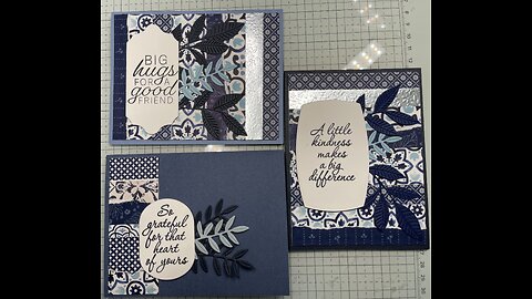 01/28/2026 - Strip Cards - A great way to use those 12" strips of scrap DSP (Designer Series Paper)