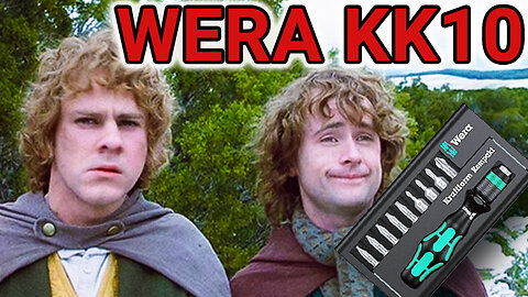 Wera Kraftform Kompakt 10 review German locking bit holder for hobbits