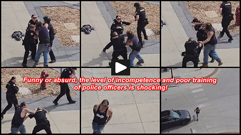 Los Angeles: A man beat up three incompetent police officers