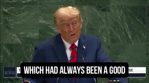 President Trump Delivers Remarks to the United Nations General Assembly