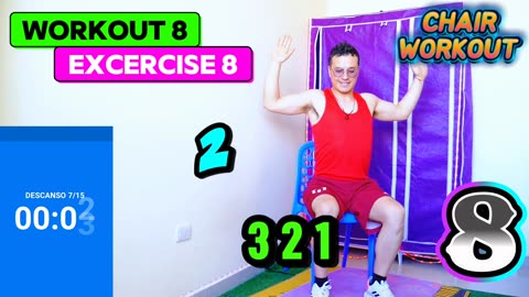 🟣CHAIR ROUTINE At Home🛖BURN FAT Strengthen YOUR BODY With These LOW-IMPACT Exercises💪CHAIR WORKOUT🪑