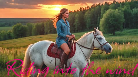 COUNTRY. Song Riding into the wind.