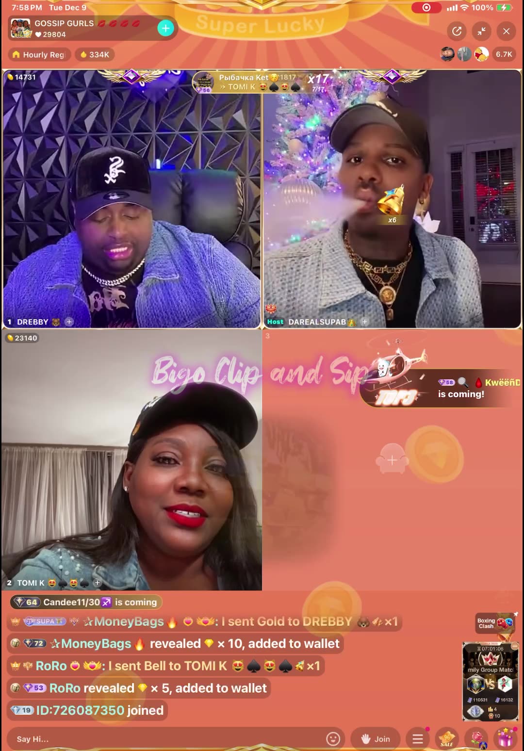 Gossip Gurls segment ft Savanna n MadamLo about warrant n TPOs 12/9/25 #bigoclipandsip