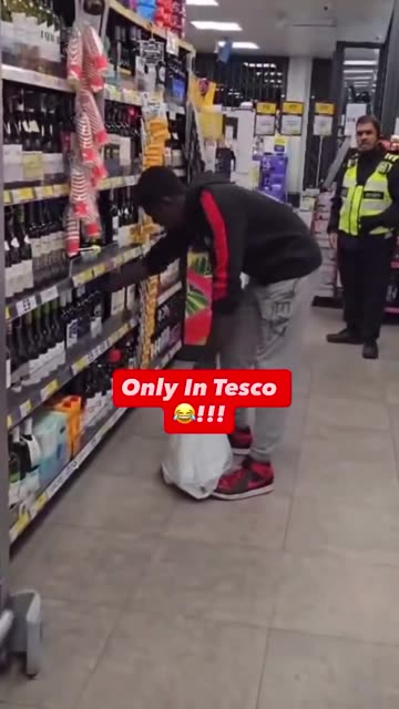 Africans loot English store