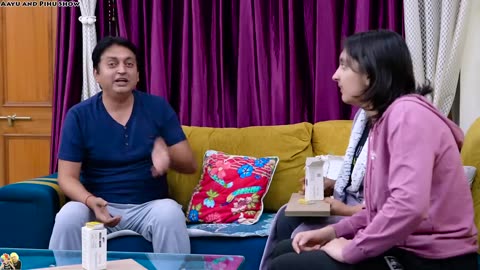 DEVIL FACE _ Horror Comedy Family Challenge _ Aayu and Pihu Show