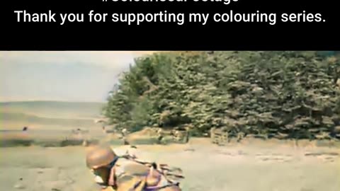 Paratrooper Motorcycle Field Test #ColourisedHistory