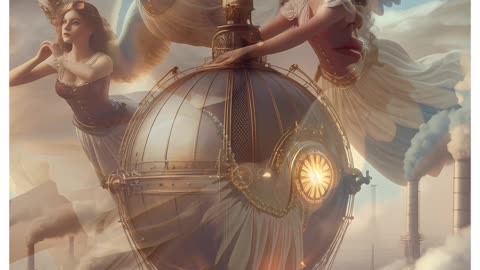 Steampunk, Cyberpunk, 1950s Angel Aesthetics And More!!! #steampunk #cyberpunk #1950s #jesus