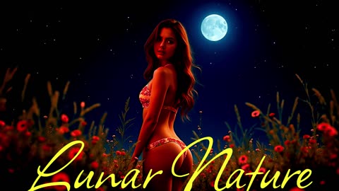 Electronic Music. Song Lunar Nature.
