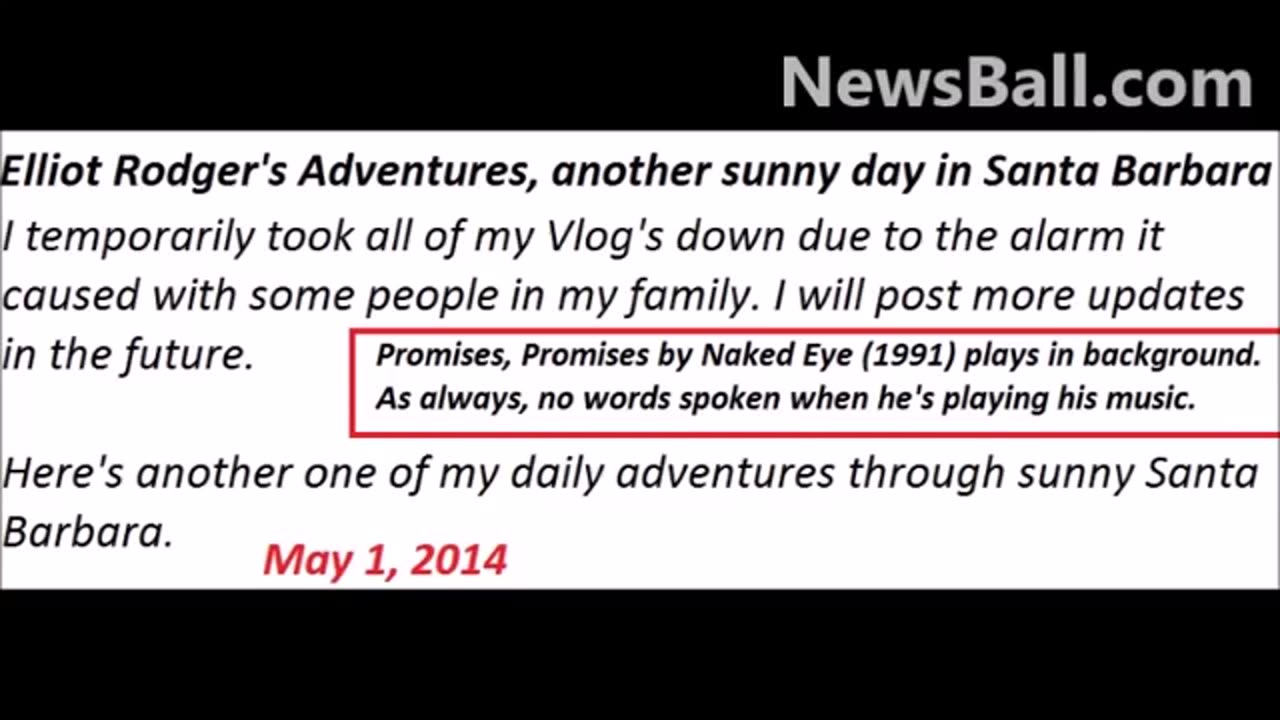 1 HR Complete Video Manifesto Compilation of Killer Elliot Rodger - Murder Suicide Shooting Massacre