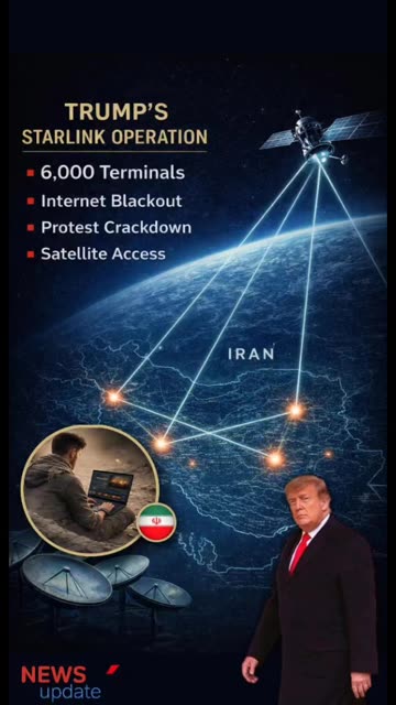 Trump Administration Sent 6,000 Starlink Terminals to Iran