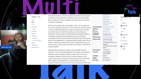 The running man 2025 - mainstream movies reviews s03e16