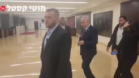 The moment Netanyahu fled the Knesset to a shelter after the Yemeni missile strike