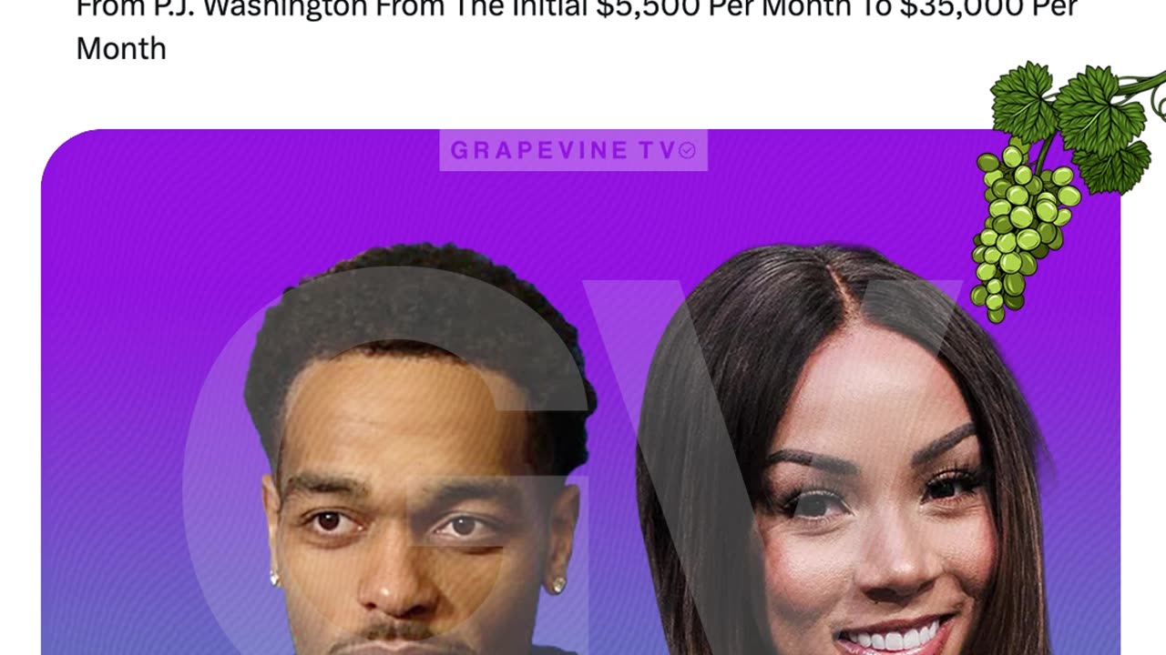 Brittany Renner Seeks To Raise P.J. Washington's Child Support From $5,500 To $35,000 Monthly