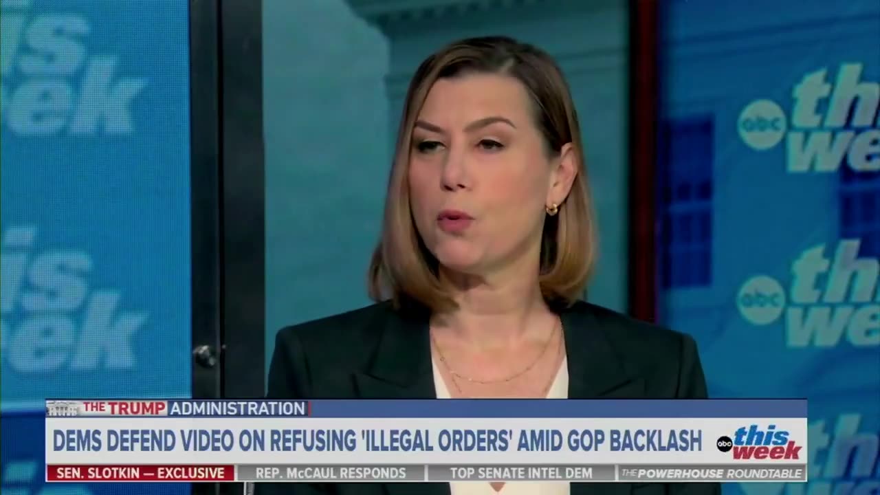 Elisa Slotkin cites 'a few good men' when talking about illegal orders