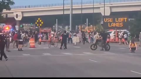 Police have declared an unlawful assembly in Denver as anti-ICE rioters have taken over the streets