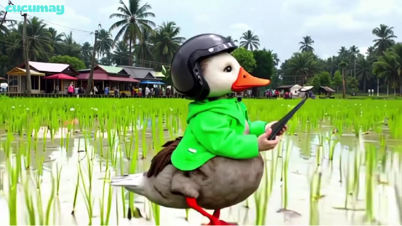 Duck Becomes Online Motorcycle Taxi