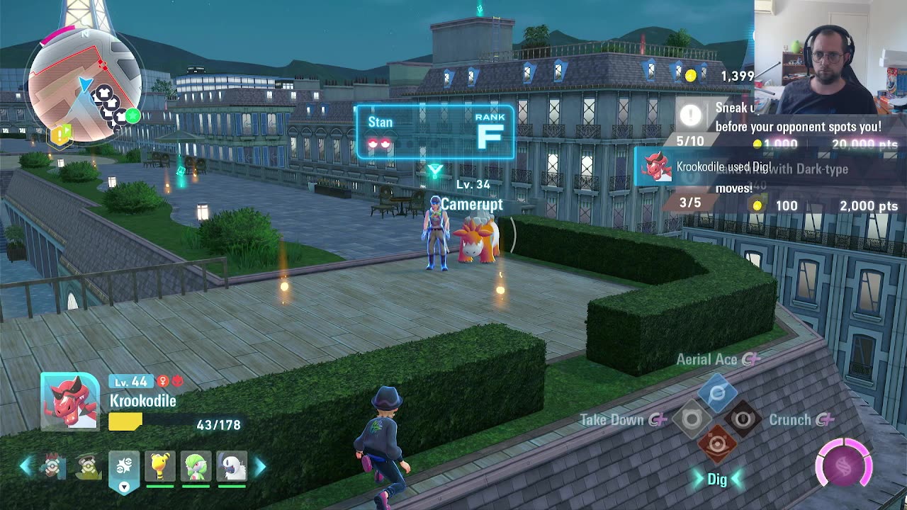 pokemon Z-A part 5 how long till i get a aron.