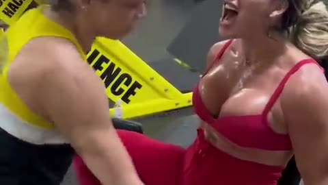 Women bodybuilder